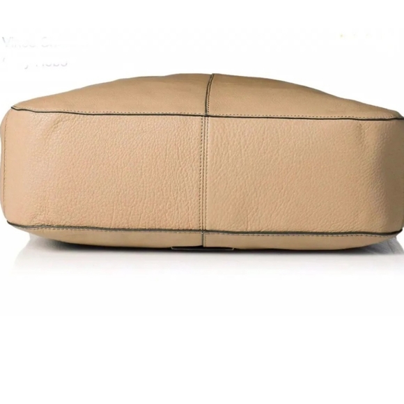 Vince Camuto Cory Hobo Douthwest Style Tan Leather Purse Handbag - Picture 4 of 6